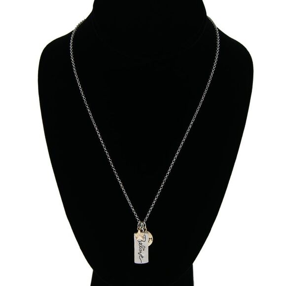 Glam & Glow "Dream & Believe" Charm Bracelet and Necklace Set - Picture 5 of 8